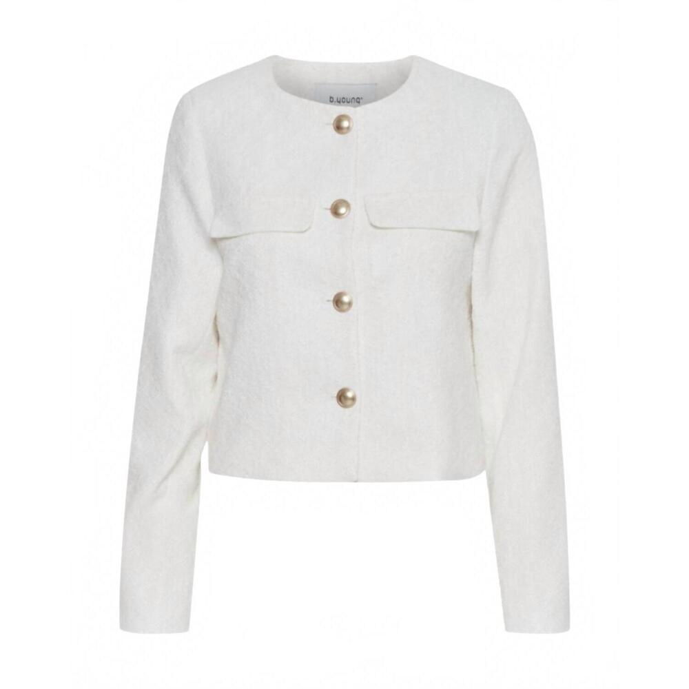 NEW B.YOUNG women's dalove blazer in marshmallow